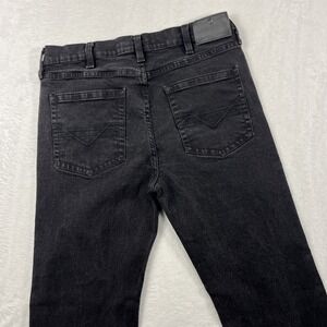Cody James Mens Duke Relaxed Bootcut Jeans 36X32‎ Wolfstooth Black Wash Denim